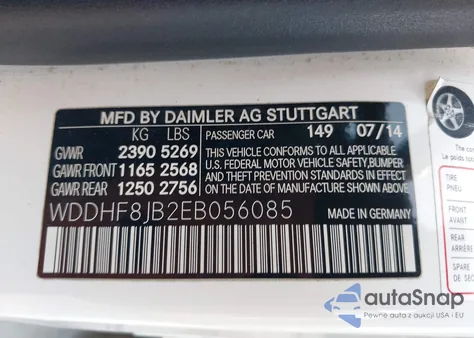 2014 Mercedes-Benz E 350 4Matic from USA, damaged, VIN WDDHF8JB2EB056085